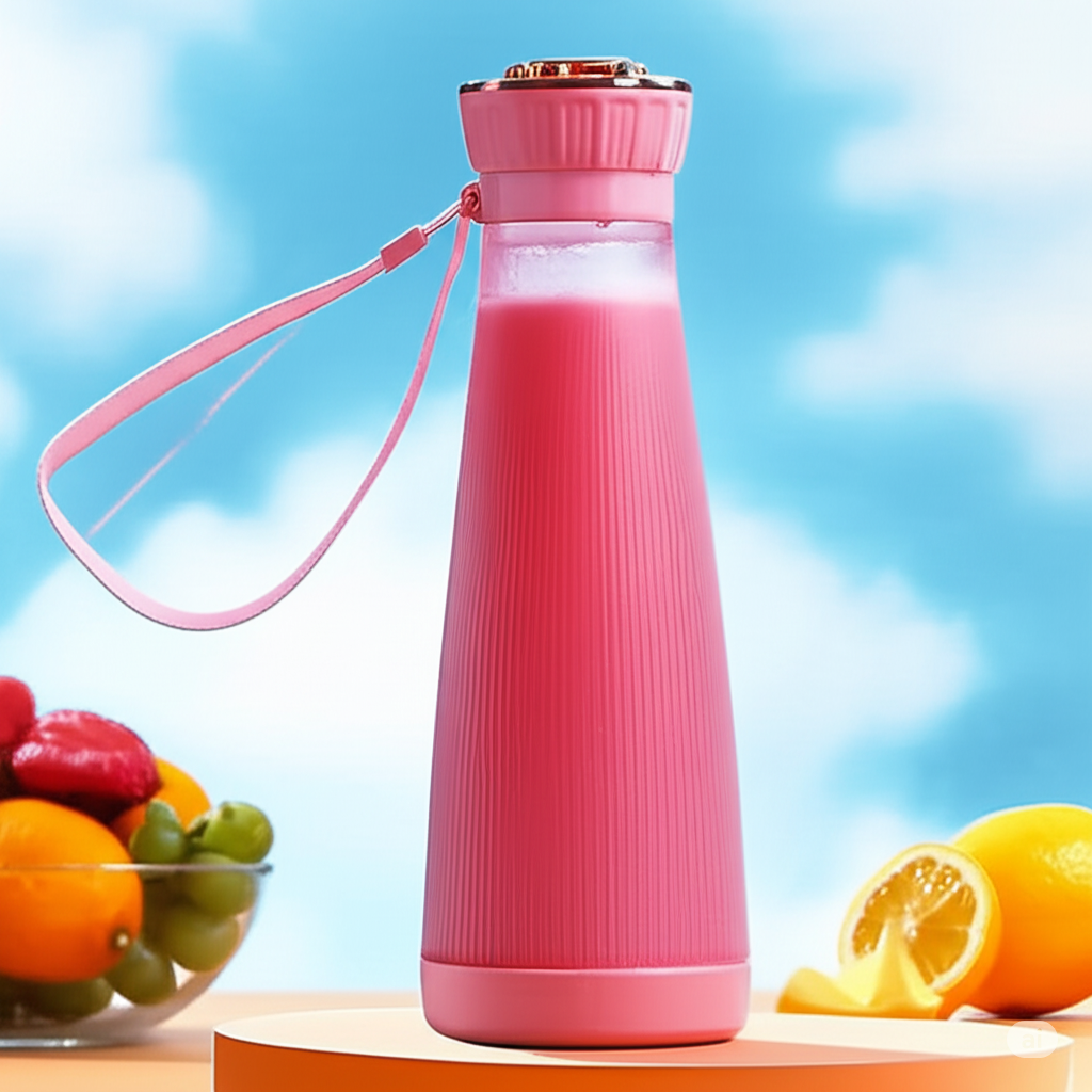 Crown Type Portable Blender & Juicer Cup - USB Rechargeable 400ml Mini Smoothie Maker