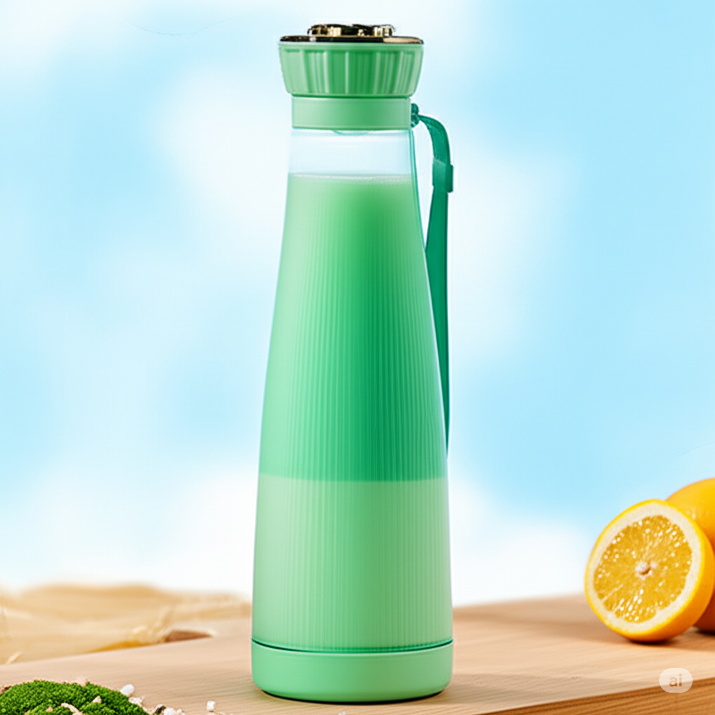 Crown Type Portable Blender & Juicer Cup - USB Rechargeable 400ml Mini Smoothie Maker
