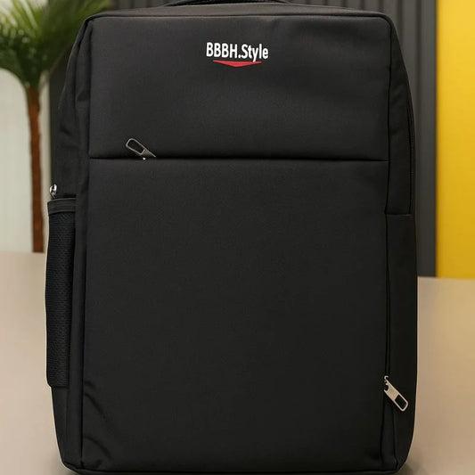 Slim Business Laptop Backpack | Lightweight Travel & Office Bag with Multi-Pockets | Black