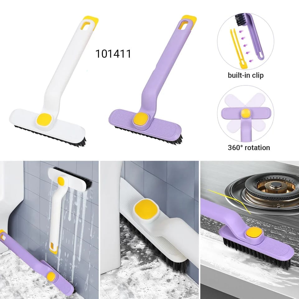 Multi-Function Rotating Crevice Cleaning Brush | 360° Deep Gap Cleaner for Kitchen, Bathroom & Home