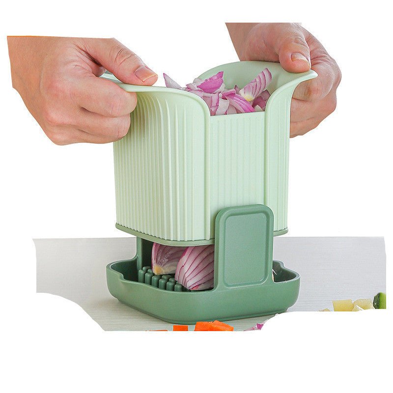 Multifunctional Vegetable Chopper & French Fries Cutter – Onion Dicer, Potato & Cucumber Slicer (UAE)