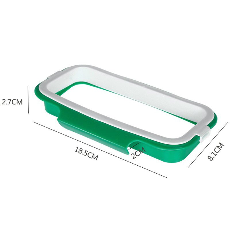 Towel & Trash Bag Holder – Dual Function Kitchen Rack & Clip-On Waste Solution