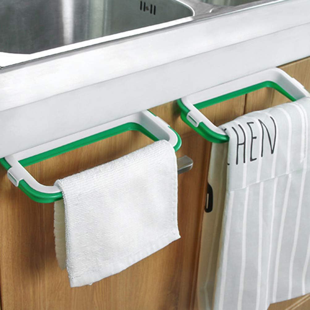 Towel & Trash Bag Holder – Dual Function Kitchen Rack & Clip-On Waste Solution