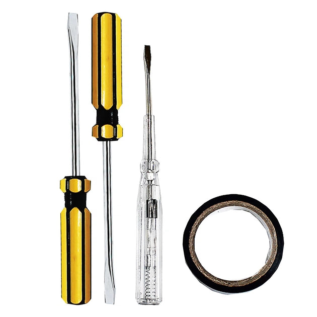 8 PCS Professional Tool Set with Storage Box | YL-8009A Model |  Durable Home Repair & DIY Toolkit |  Organized Plastic Storage Box