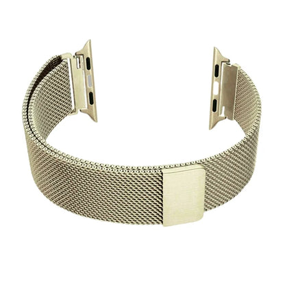 Soft Gold | Apple Watch Milanese Magnetic Loop Strap | Stainless Steel Band  | 42mm / 44mm / 45mm