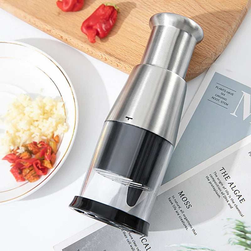 Garlic Crusher & Onion Chopper – Manual Vegetable Press & Slicer (UAE)