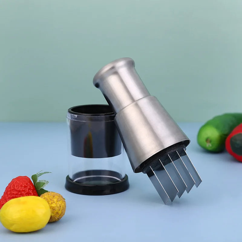 Garlic Crusher & Onion Chopper – Manual Vegetable Press & Slicer (UAE)
