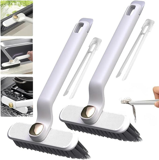 Multi-Function Rotating Crevice Cleaning Brush |  360° Deep Gap Cleaner for Kitchen, Bathroom & Home