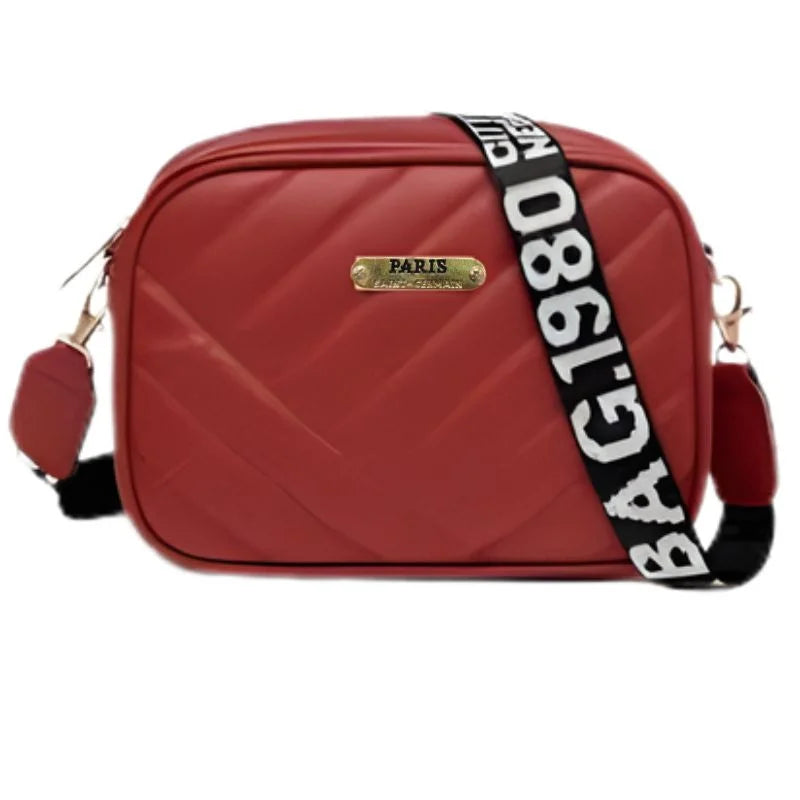 Maroon Leather Handbag for Girls & Women | Stylish Shoulder & Crossbody Bag | Daily Use & Gift