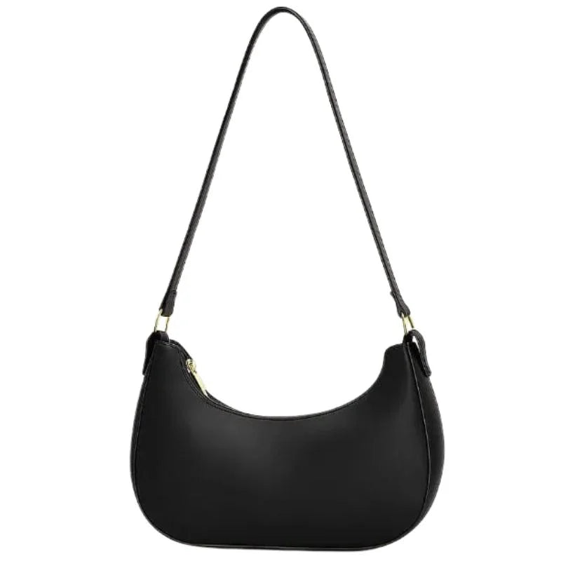 Black Luxury Fashion Hand Bag for Girls & Ladies | Stylish Shoulder & Crossbody Bag | Long Strap