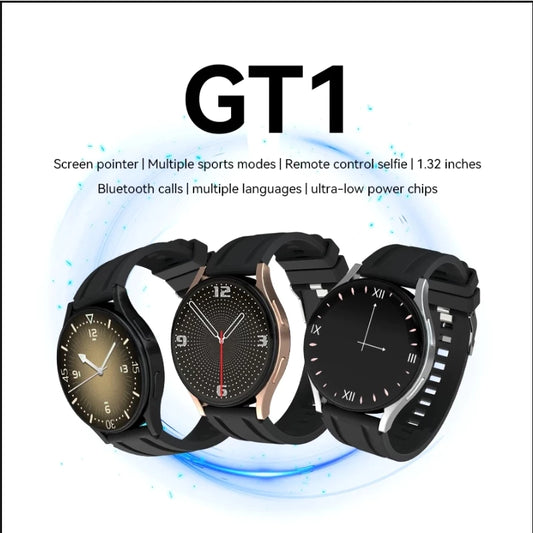 GT1 Smartwatch | Bluetooth Calling | Full Touch Display | Android & iOS Compatible