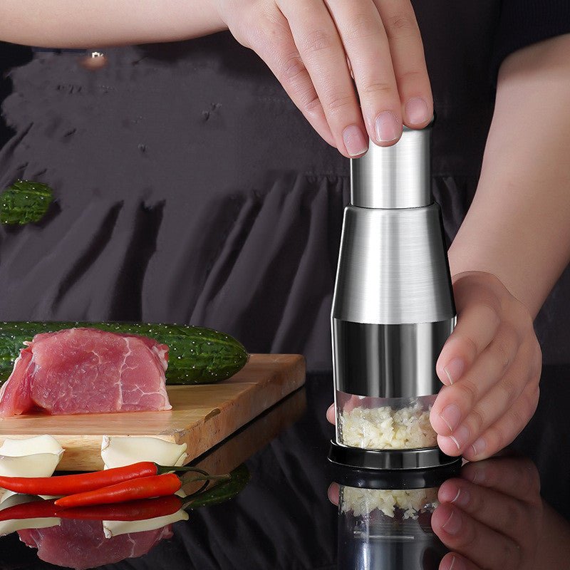 Garlic Crusher & Onion Chopper – Manual Vegetable Press & Slicer (UAE)