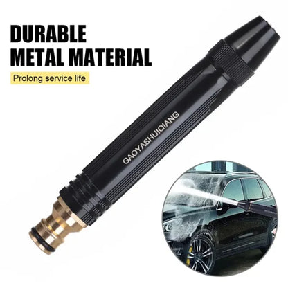Metal High-Pressure Adjustable Nozzle Water Spray Gun | Heavy-Duty Brass Hose Sprayer for Cleaning & Watering