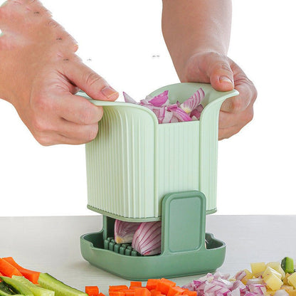 Multifunctional Vegetable Chopper & French Fries Cutter – Onion Dicer, Potato & Cucumber Slicer (UAE)