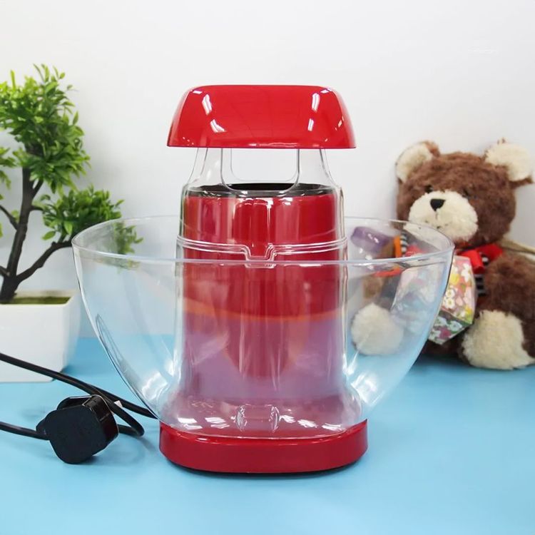 Oil-Free Hot Air Popcorn Maker – 1200W Fast & Healthy Snack Machine | 1-Year Warranty