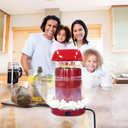 Oil-Free Hot Air Popcorn Maker – 1200W Fast & Healthy Snack Machine | 1-Year Warranty