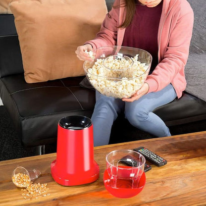 Oil-Free Hot Air Popcorn Maker – 1200W Fast & Healthy Snack Machine | 1-Year Warranty