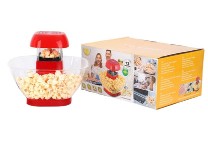 Oil-Free Hot Air Popcorn Maker – 1200W Fast & Healthy Snack Machine | 1-Year Warranty