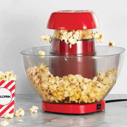 Oil-Free Hot Air Popcorn Maker – 1200W Fast & Healthy Snack Machine | 1-Year Warranty