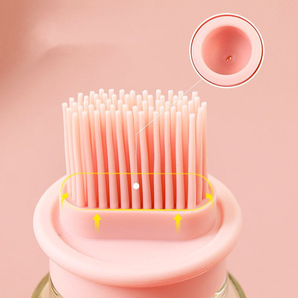 Portable Oil Bottle with Silicone Brush – High-Temperature BBQ, Baking & Cooking Tool (150ml)